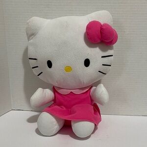 Hello Kitty Plush in Bright Pink Outfit